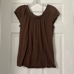 Ann Taylor Loft brown top